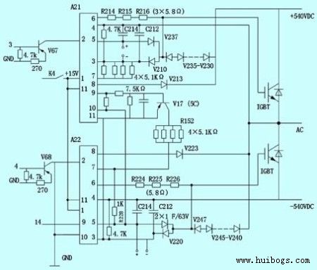 圖10 觸發(fā)板電路圖